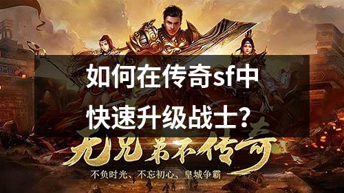 如何在传奇sf中快速升级战士?