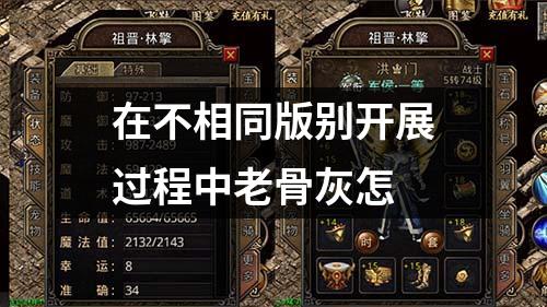 在不相同版别开展过程中老骨灰怎